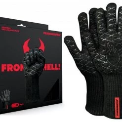 Feuermeister Grillhandschuhe Aramid Schwarz (Paar)