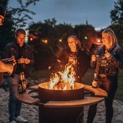 Moesta BANDIT Fireplace Inklusive BBQ-Disk & Ablagebretter Feuerstelle