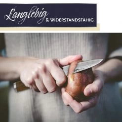 Adelmayer® Damastmesser Schälmesser 9,3 Cm Handgeschliffen Und Mit Walnussgriff 14 Adelmayer® Damastmesser Schälmesser 9,3 Cm Handgeschliffen Und Mit Walnussgriff