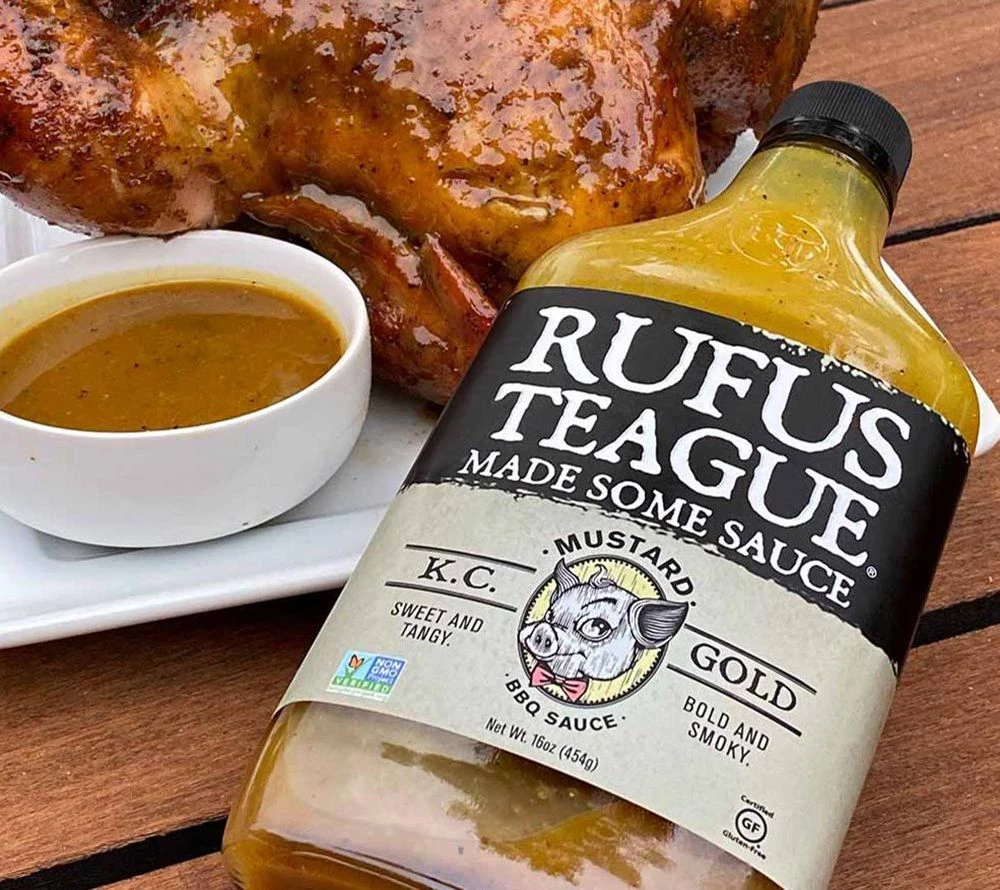 American Heritage KC Gold Mustard BBQ-Sauce Von Rufus Teague Soßen 4 American Heritage KC Gold Mustard BBQ-Sauce Von Rufus Teague Soßen