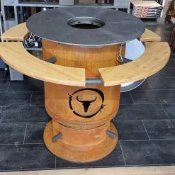 Moesta BANDIT Fireplace Inklusive BBQ-Disk & Ablagebretter Feuerstelle